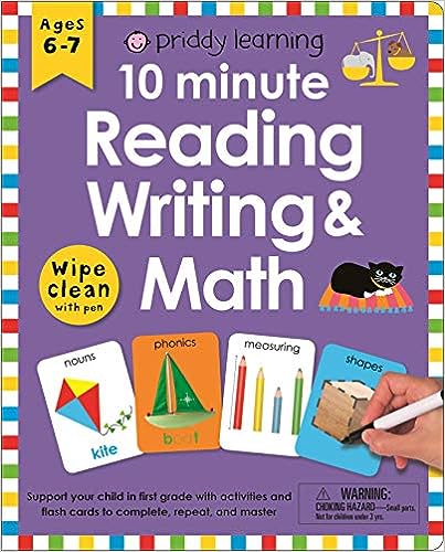 10-minute Reading, Writing, & Math (Ages 6-7)